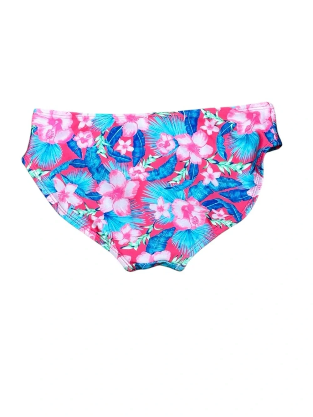 Art Class Floral Bikini Bottoms in Pink and Blue,‎ Size YM (8), NWT
